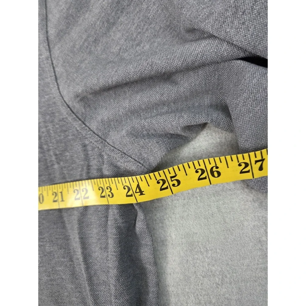 Banana Republic Mens XL Long Sleeve Knit Collared‎ Shirt Gray Preppy Y2K Career